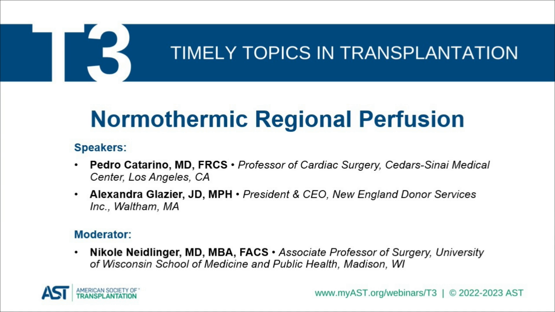 Normothermic regional perfusion