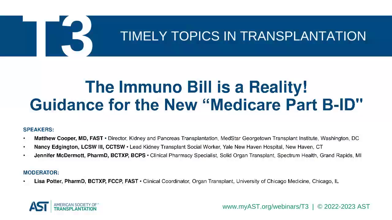 The Immuno Bill Is A Reality! Guidance For The New “Medicare Part B-ID ...