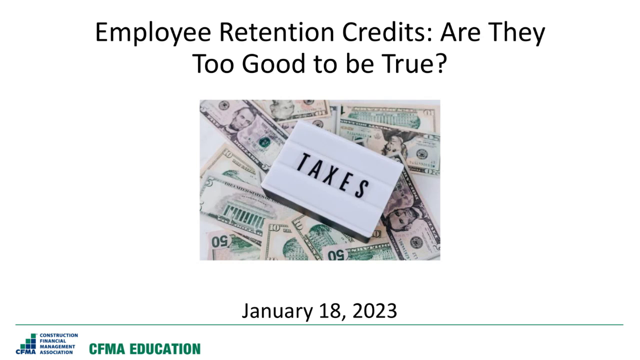 Employee Retention Credits: Are They Too Good to Be True? icon