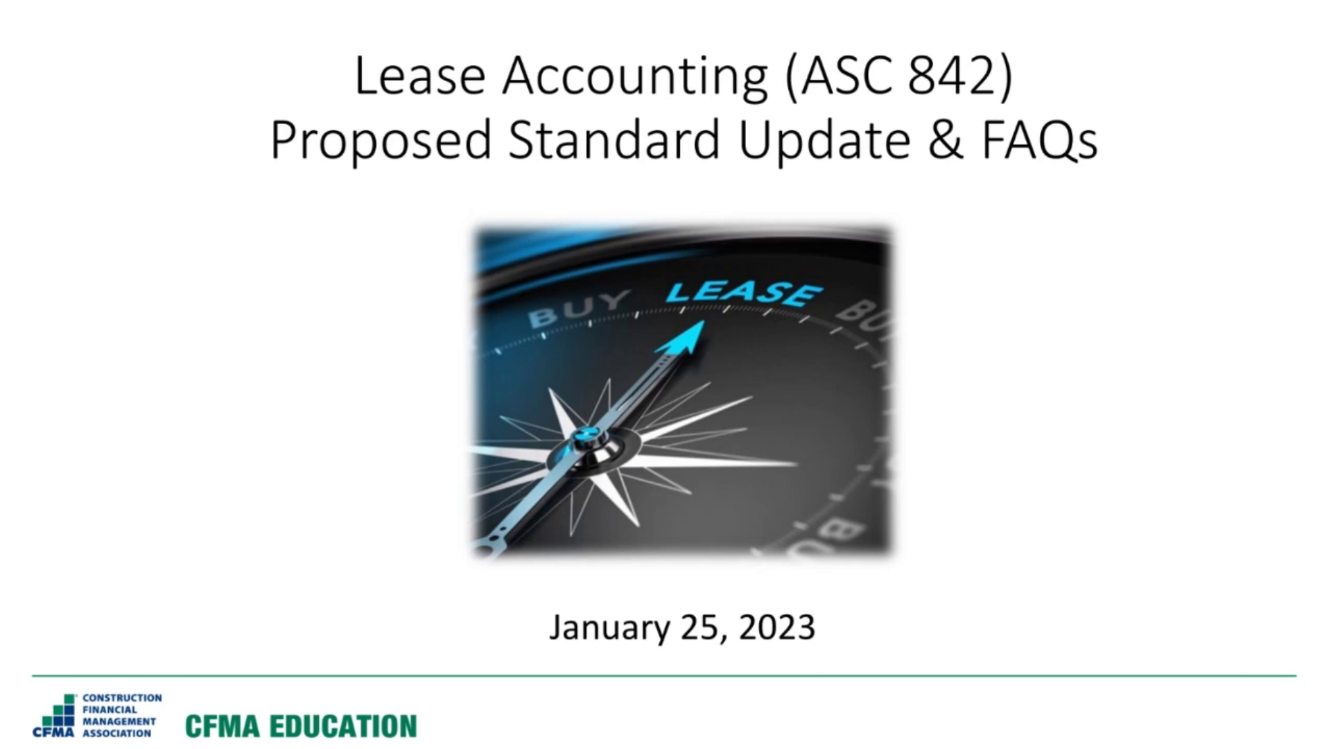Lease Accounting (ASC 842) FAQs & Standard Setting Activities Update icon