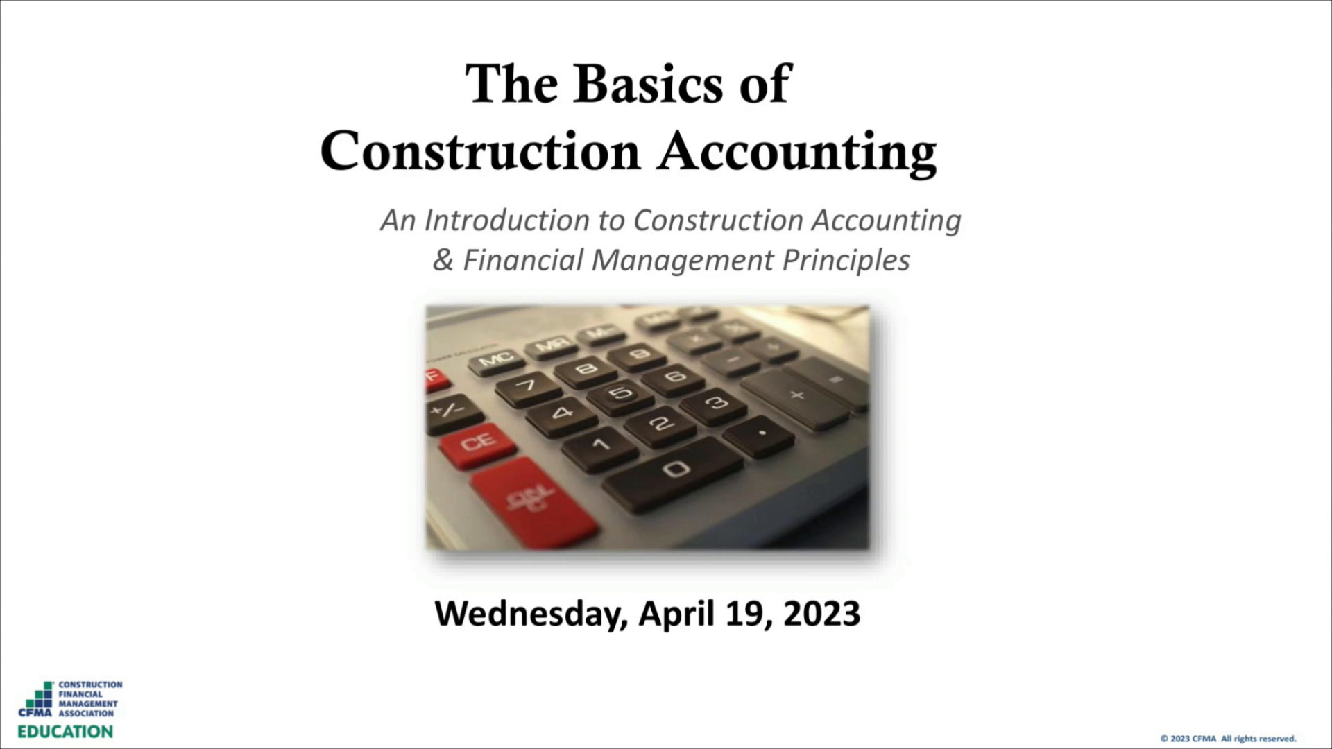 Construction Financial Management Association