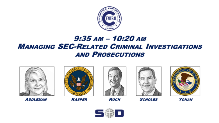 Managing SEC-Related Criminal Investigations and Prosecutions icon