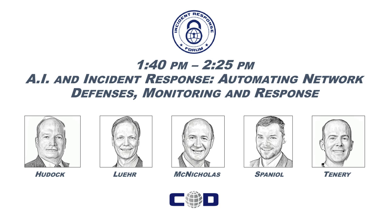 A.I. and Incident Response: Automating Network Defenses, Monitoring and Response icon