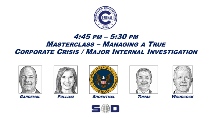 Masterclass – Managing a True Corporate Crisis/Major Internal Investigation icon
