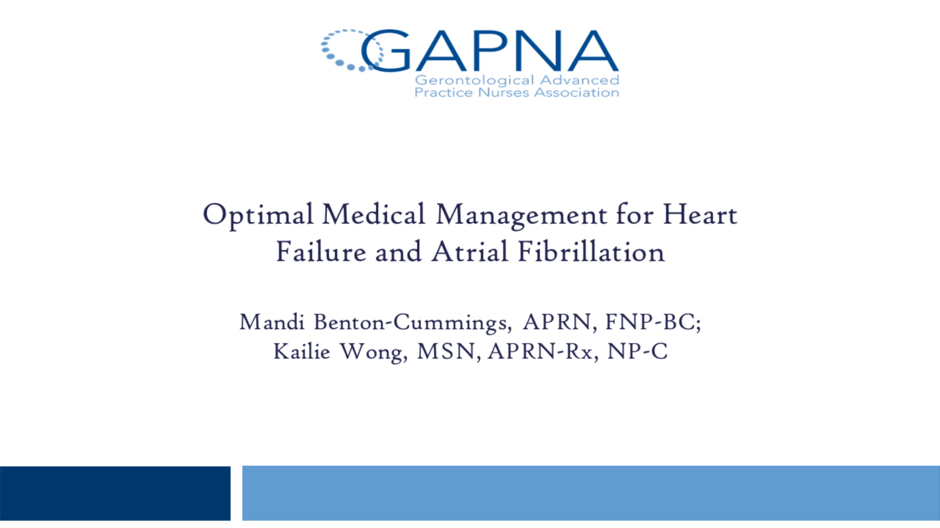 Optimal Medical Management for Heart Failure and Atrial Fibrillation icon