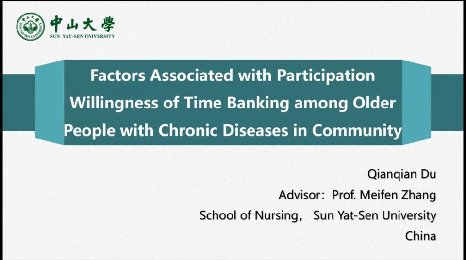 Factors Associated with Participation Willingness of Time Banking Among Older People with Chronic Diseases in Community