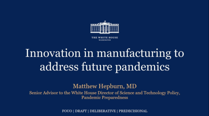 Innovation in Manufacturing to Address Future Pandemics icon