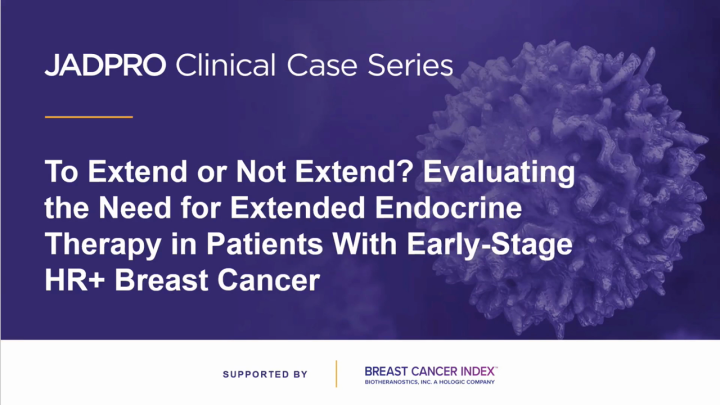 To Extend or Not Extend? Evaluating the Need for Extended Endocrine Therapy in Patients With Early-Stage HR+ Breast Cancer icon