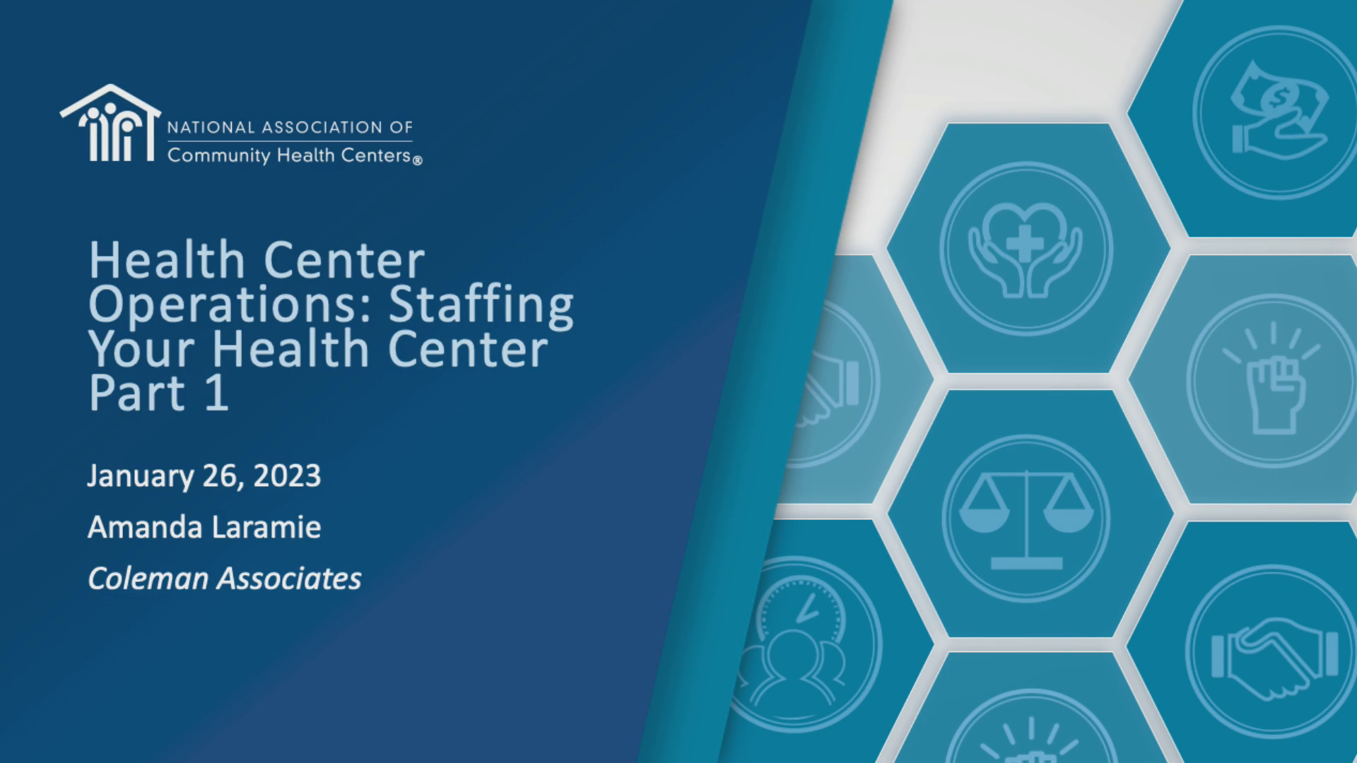 Health Center Operations: Staffing Your Health Center Part 1 icon