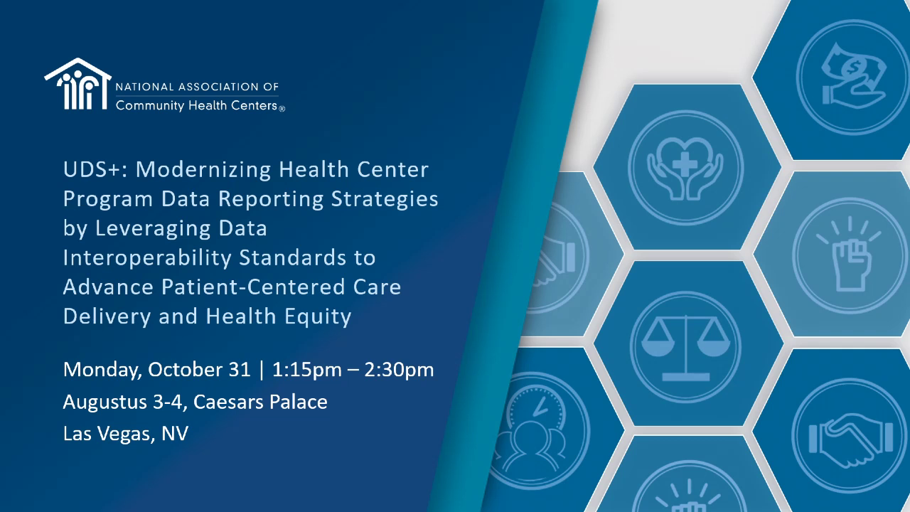 UDS+: Modernizing Health Center Program Data Reporting Strategies by Leveraging Data Interoperability Standards to Advance Patient-Centered Care Delivery and Health Equity icon