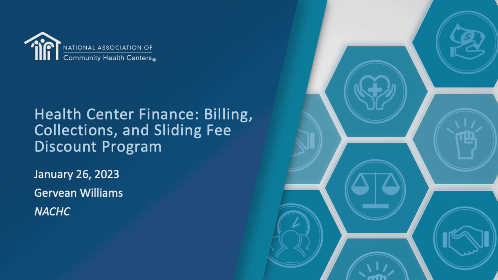 Health Center Finance: Billing, Collections, and Sliding Fee Discount Program icon