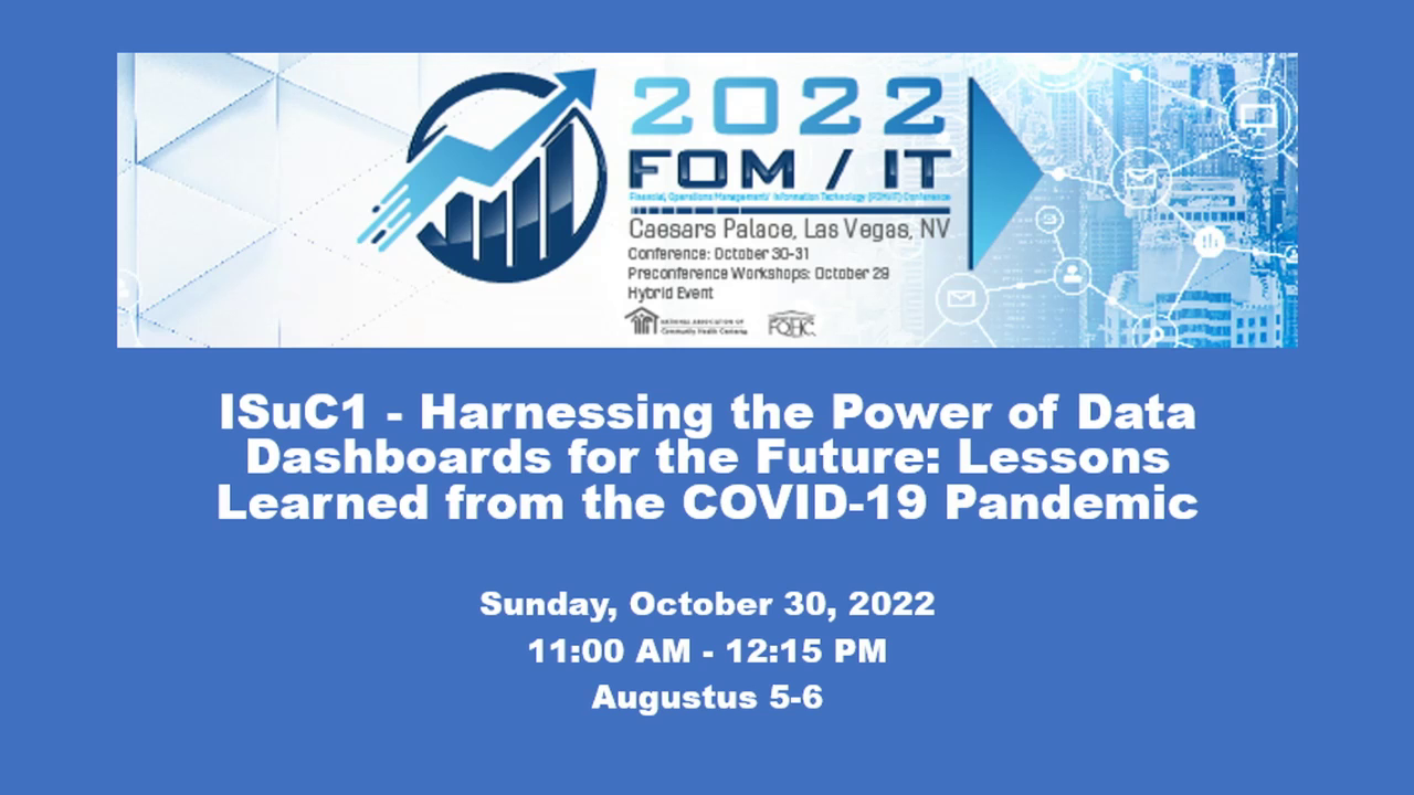 Harnessing the Power of Data Dashboards for the Future: Lessons Learned from the COVID-19 Pandemic icon