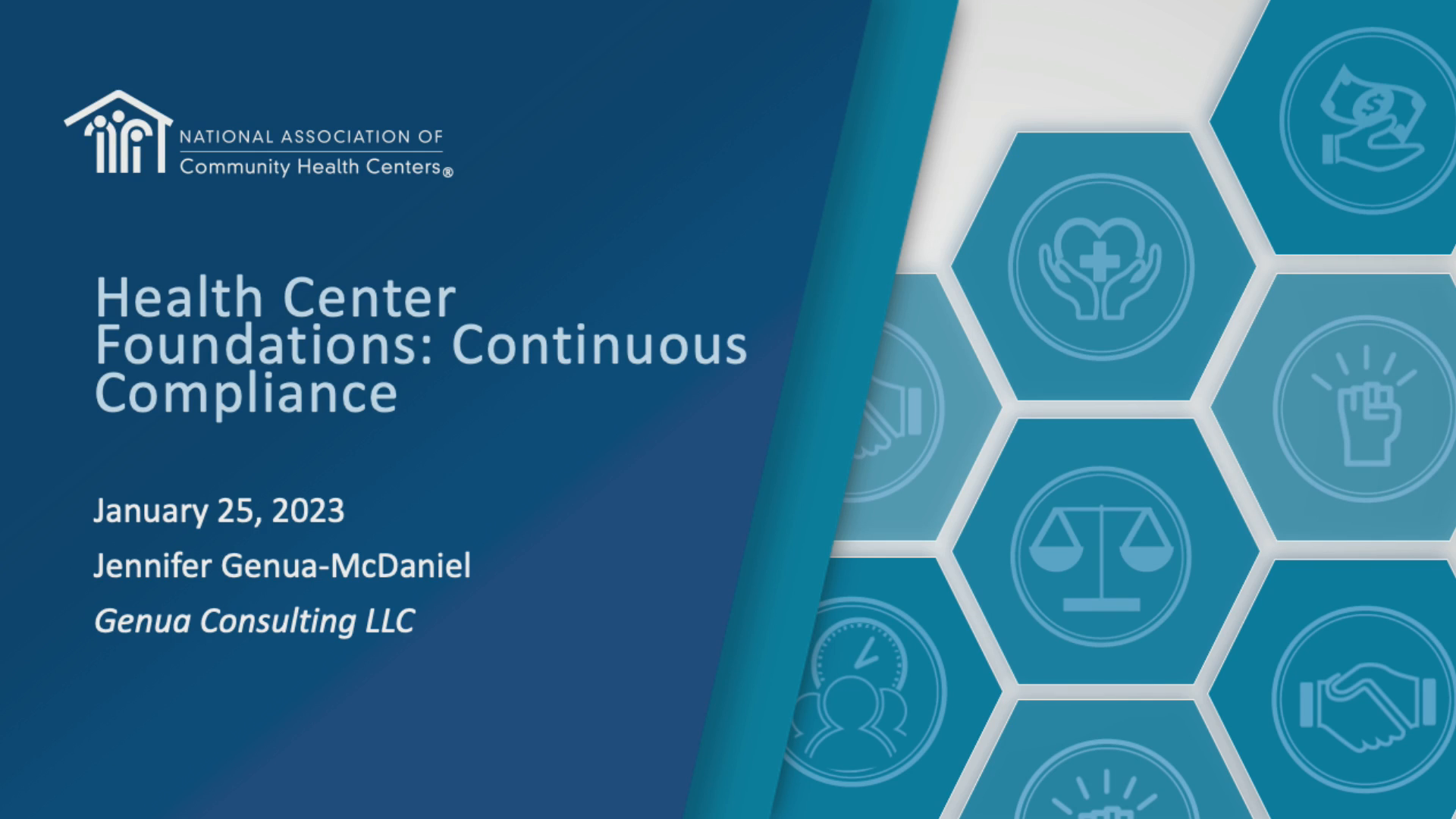 Health Center Foundations: Continuous Compliance icon