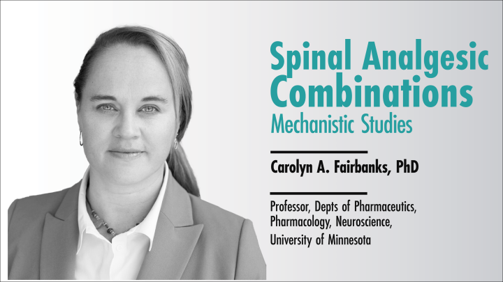 Spinal Analgesic Combinations: Mechanistic Studies icon