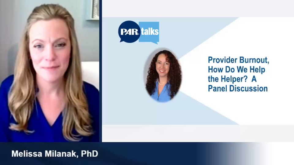 Provider Burnout: How Do We Help the Helpers? A Panel DiscussionThe second in our provider burnout series! icon