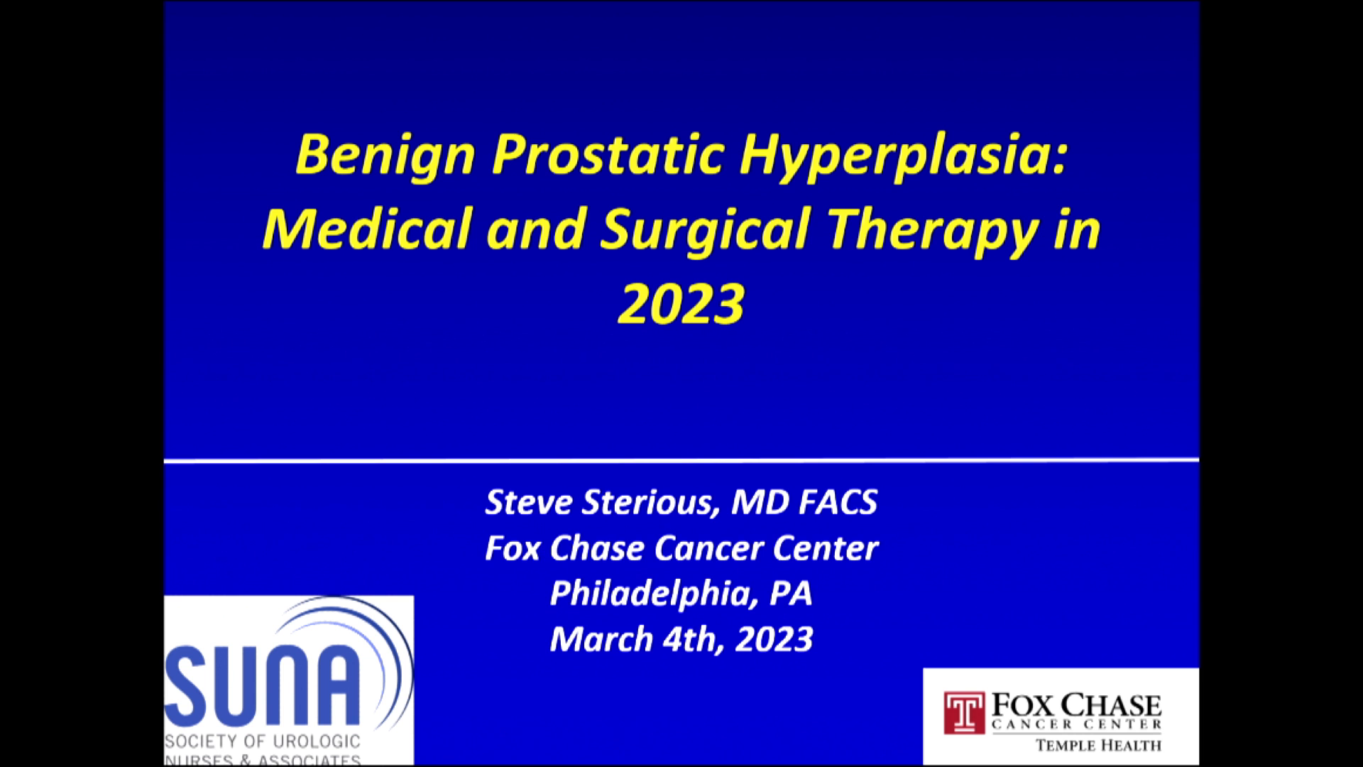 Benign Prostatic Hypertrophy: Medical and Surgical Management in 2023
