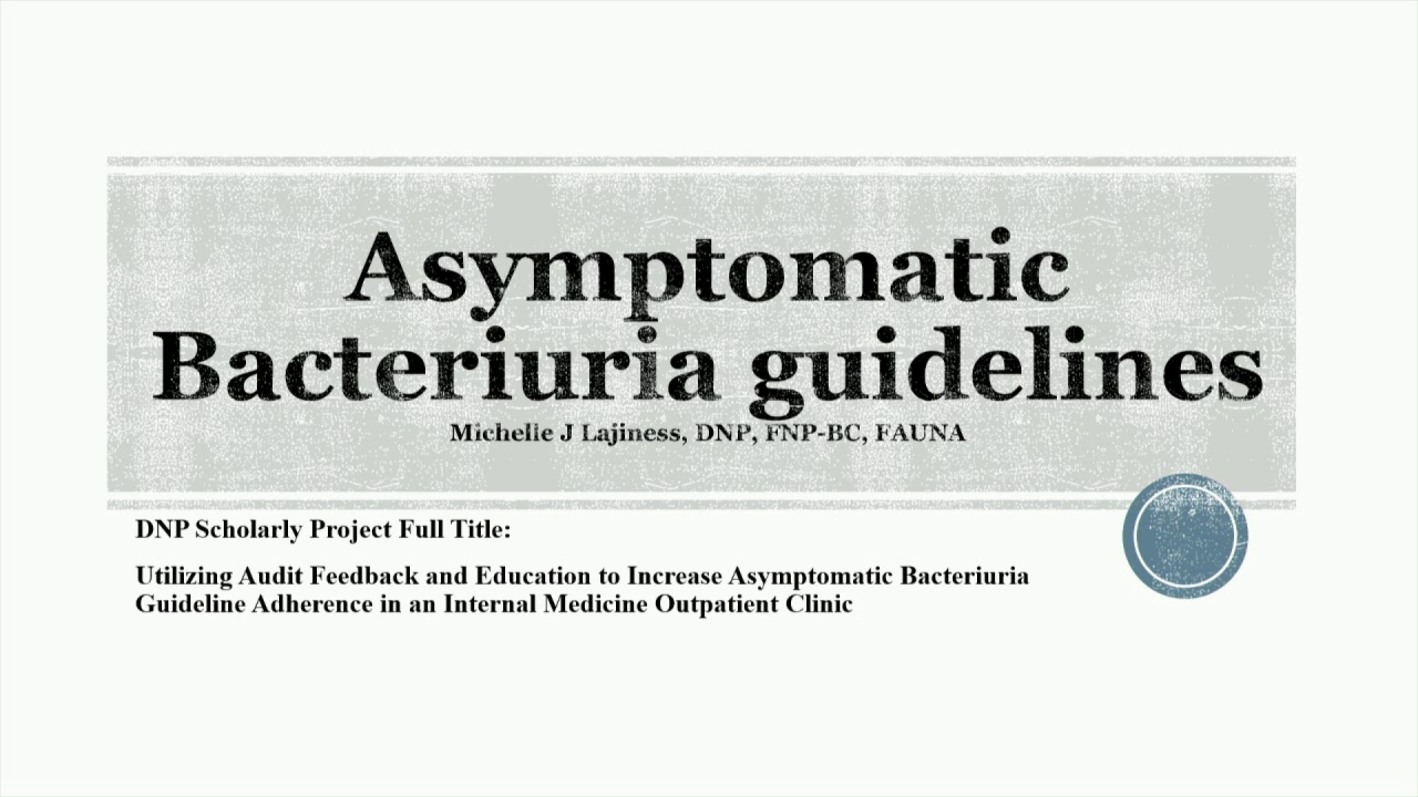 Implementing Asymptomatic Bacteriuria Guidelines in Primary Care icon