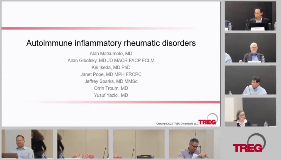 Autoimmune Inflammatory Rheumatic Disorders/COVID19 Day 1 Morning