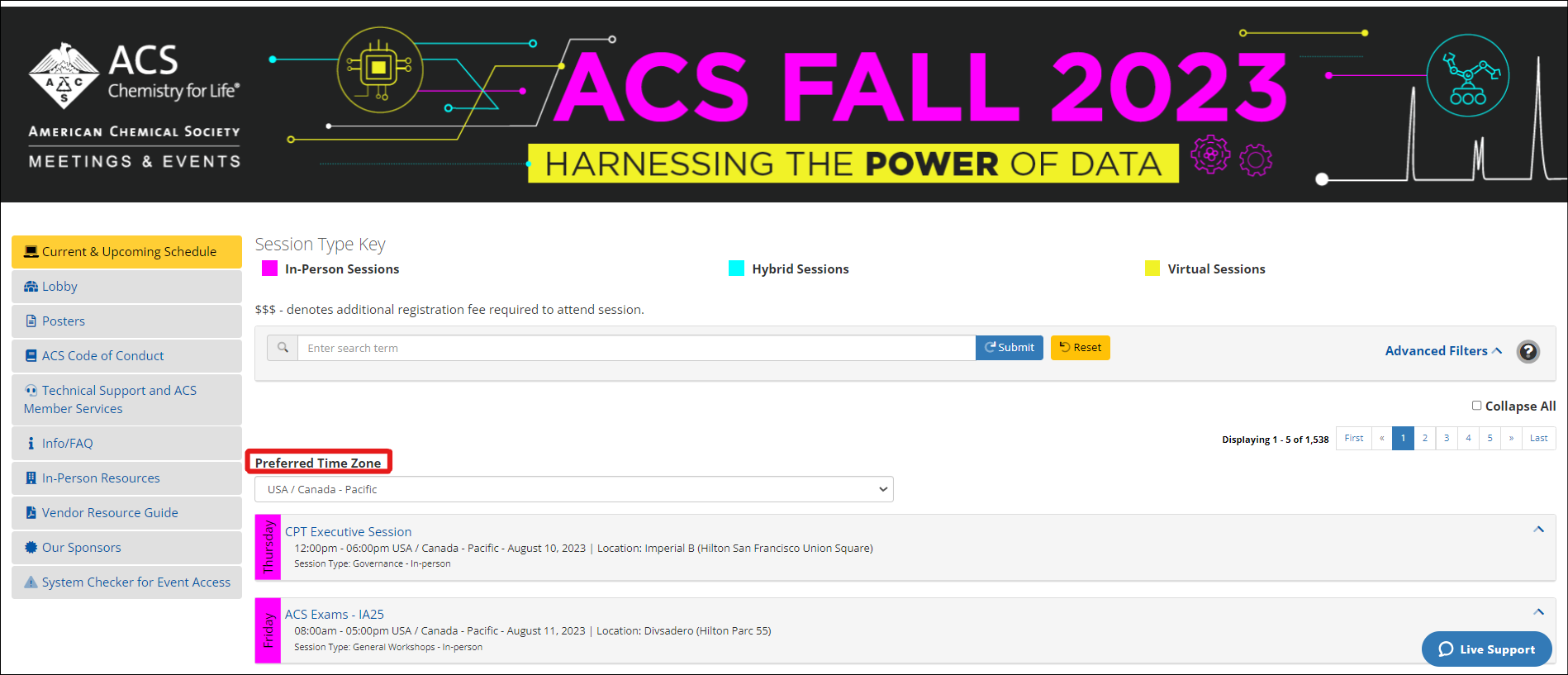 ACS Fall 2023 Info/FAQ