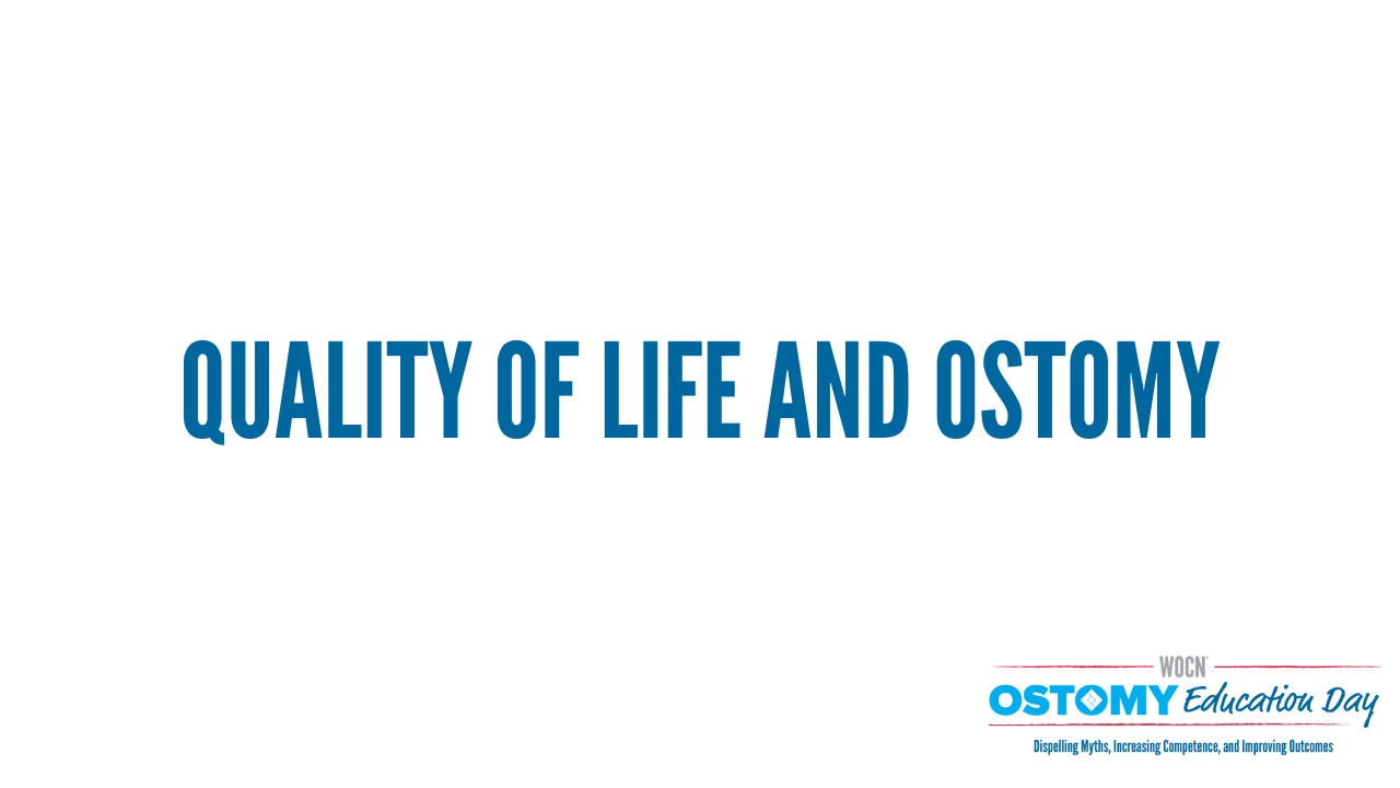 Quality of Life and Ostomy