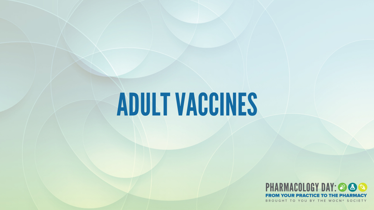 PD05 - Adult Vaccines